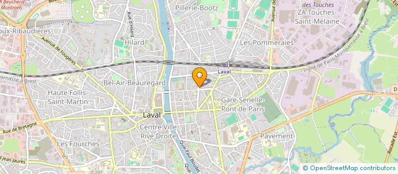localisation de l'entreprise ASSOCIATION CLIM 53 à LAVAL