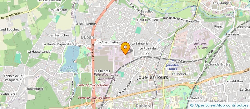 localisation de l'entreprise ASSOCIATION CLIM'TOURAINE à JOUE-LES-TOURS