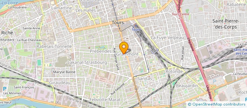 localisation de l'entreprise ASSOCIATION CLIMAX à TOURS