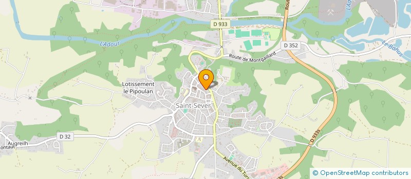 localisation de l'entreprise ASSOCIATION CLIN D OEIL à SAINT-SEVER
