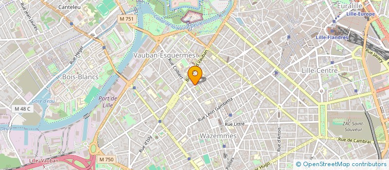 localisation de l'entreprise ASSOCIATION CLIN D'OEIL  LILLE