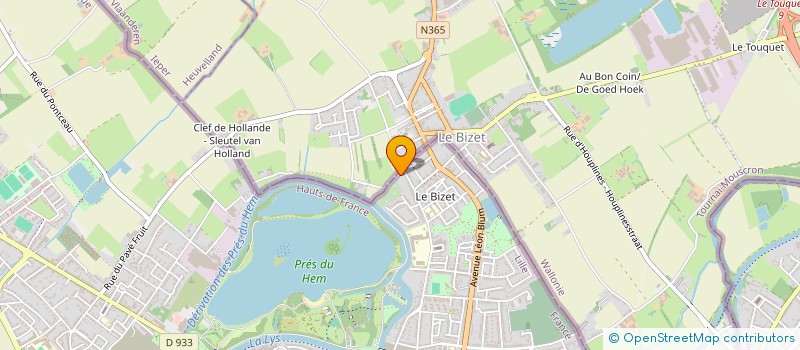 localisation de l'entreprise ASSOCIATION CLIQU@BLE  ARMENTIERES