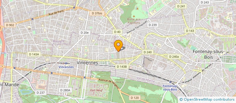 localisation de l'entreprise ASSOCIATION CLONES PRODUCTION à VINCENNES
