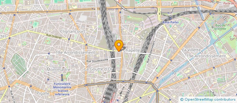 localisation de l'entreprise ASSOCIATION CLOTILDE BRASSEURS DE CULTURE  PARIS