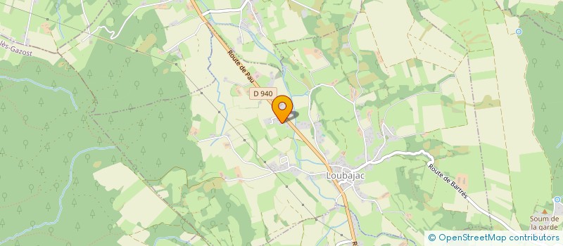 localisation de l'entreprise ASSOCIATION CLSM MANAGEMENT  LOUBAJAC