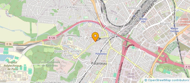 localisation de l'entreprise ASSOCIATION CLUB 1% POUR MA TERRE GRAND PARIS à PALAISEAU