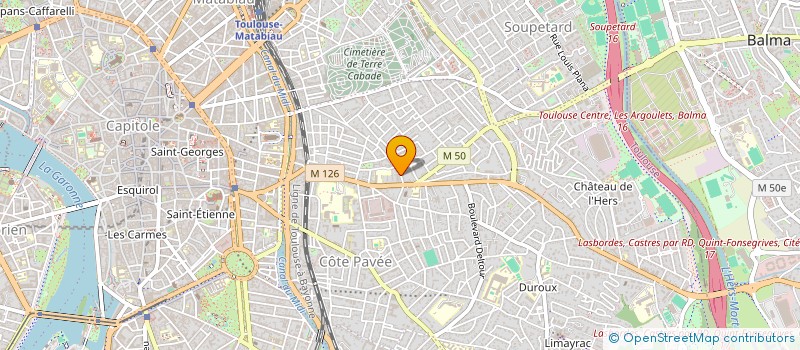localisation de l'entreprise ASSOCIATION CLUB 144  TOULOUSE