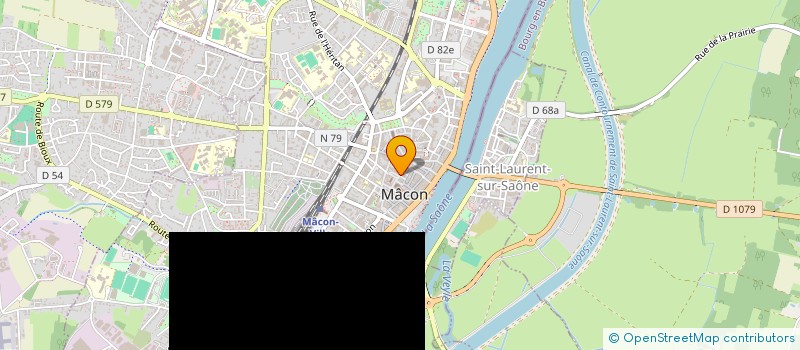 localisation de l'entreprise ASSOCIATION CLUB ALTITUDE  MACON