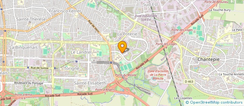 localisation de l'entreprise ASSOCIATION CLUB CUISINE  RENNES