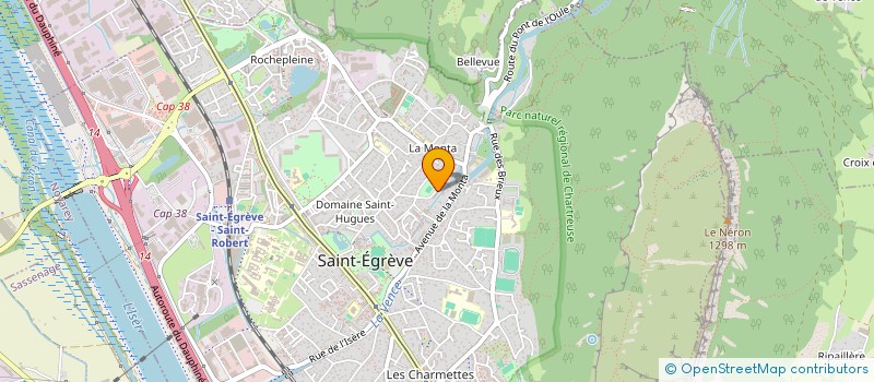 localisation de l'entreprise ASSOCIATION CLUB DES MAILS  SAINT-EGREVE