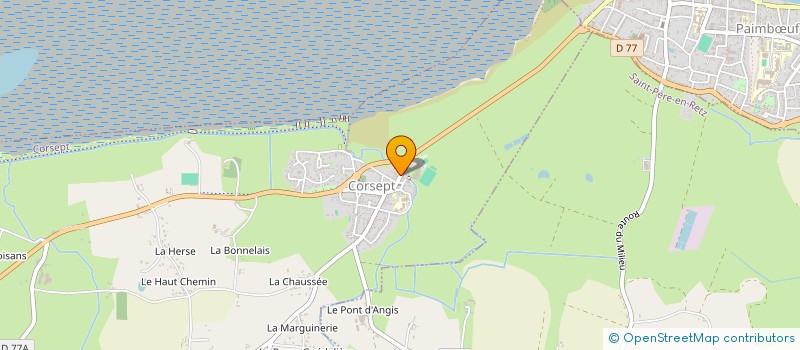 localisation de l'entreprise ASSOCIATION CLUB DES PASQUIAUD  CORSEPT