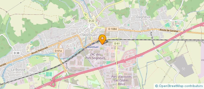 localisation de l'entreprise ASSOCIATION CLUB DU 3EME AGE  DAGNEUX