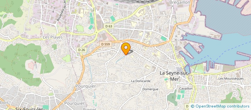 localisation de l'entreprise ASSOCIATION CLUB FRATERN'ELLES à LA SEYNE-SUR-MER