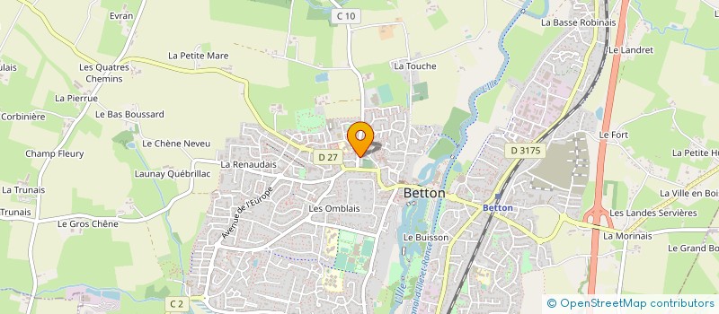 localisation de l'entreprise ASSOCIATION CLUB H.E.R.V.E. SPECTACLES - BRETAGNE à RENNES