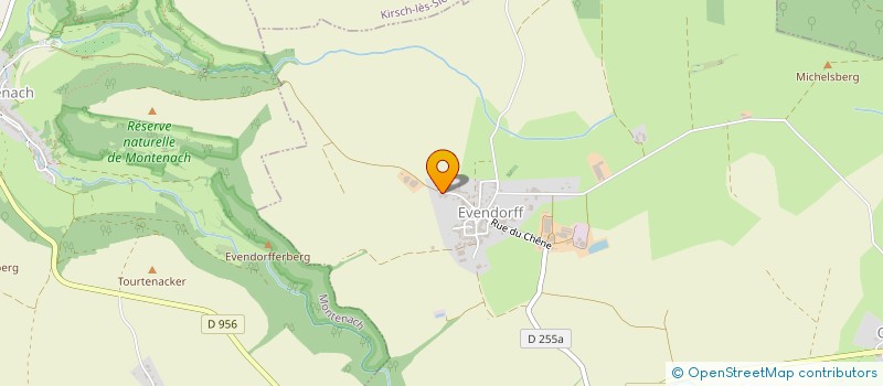 localisation de l'entreprise ASSOCIATION CLUB LA COURONNE  KIRSCHNAUMEN