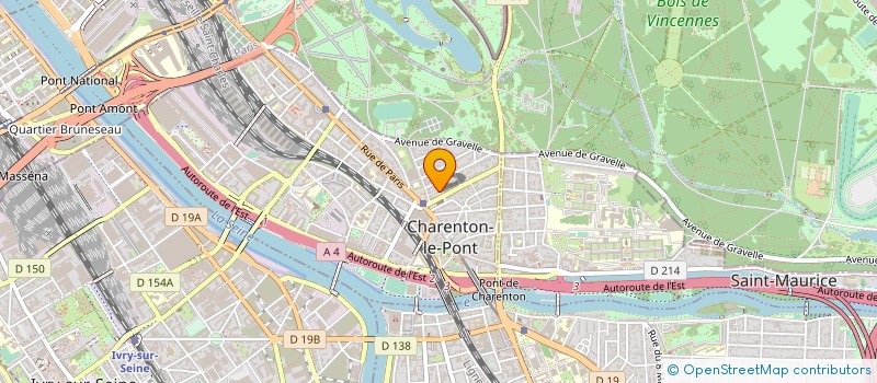 localisation de l'entreprise ASSOCIATION CLUB MINI FRANCE  CHARENTON-LE-PONT