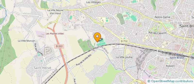 localisation de l'entreprise ASSOCIATION CLUB OLYMPIQUE BRIOCHIN à SAINT-BRIEUC