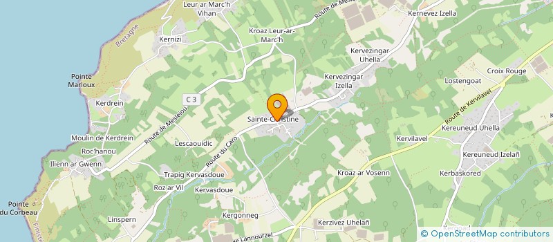 localisation de l'entreprise ASSOCIATION CLUB SPORT à PLOUGASTEL-DAOULAS