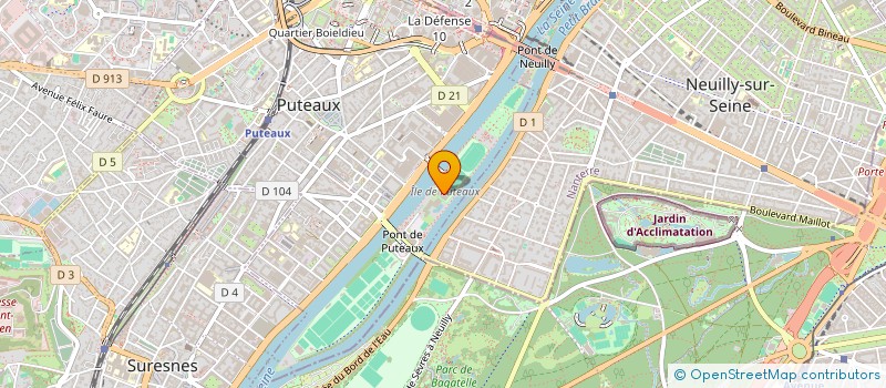 localisation de l'entreprise ASSOCIATION CLUB SPORTIF MUNICIPAL DE PUTEAUX SECTION HANDISPORT  PUTEAUX