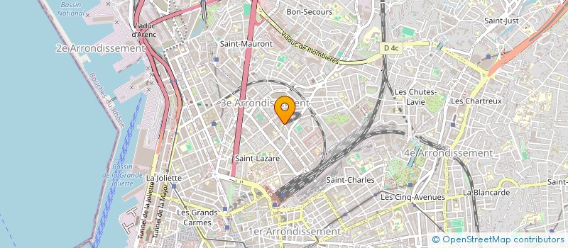 localisation de l'entreprise ASSOCIATION CMDO BELLE DE MAI à MARSEILLE