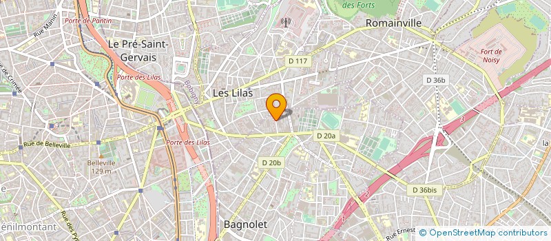 localisation de l'entreprise ASSOCIATION COACH ME UP à BAGNOLET
