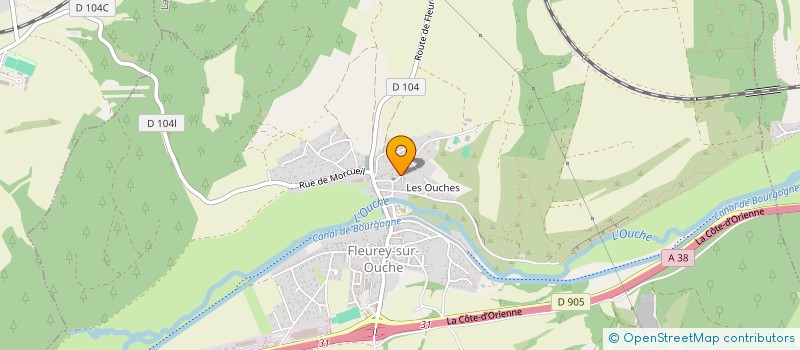 localisation de l'entreprise ASSOCIATION COACH NEURO-THERAPIE DOUCE à FLEUREY-SUR-OUCHE