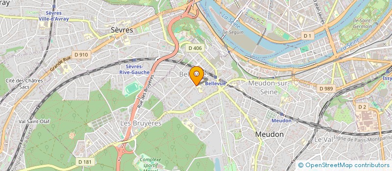 localisation de l'entreprise ASSOCIATION COALESCENCE DANSPROJEKT à MEUDON