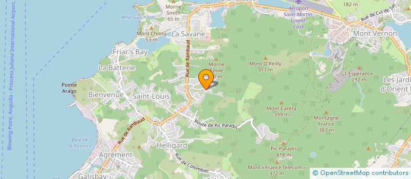 localisation de l'entreprise ASSOCIATION COBRACED à SAINT-MARTIN