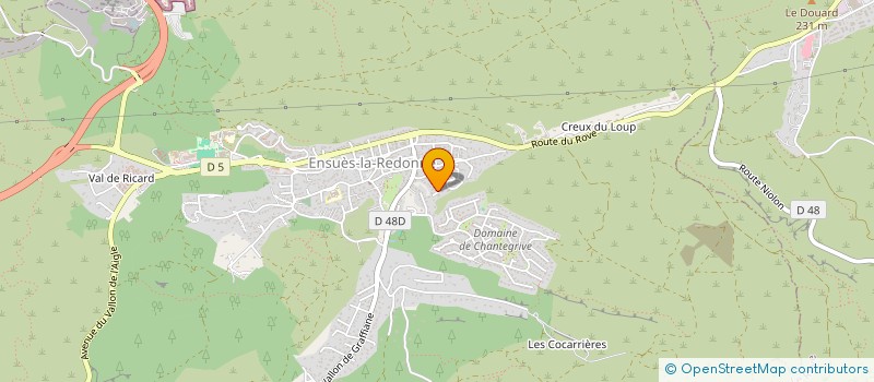 localisation de l'entreprise ASSOCIATION COCODIET  ENSUES-LA-REDONNE