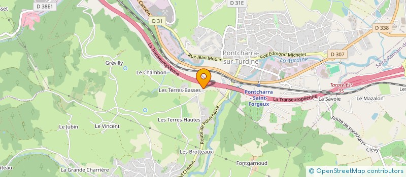 localisation de l'entreprise ASSOCIATION CODA  SAINT-ROMAIN-DE-POPEY