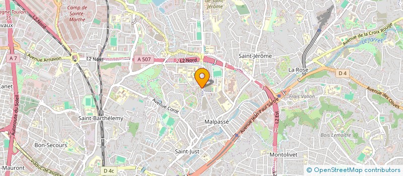 localisation de l'entreprise ASSOCIATION COEUR COMMUN  MARSEILLE