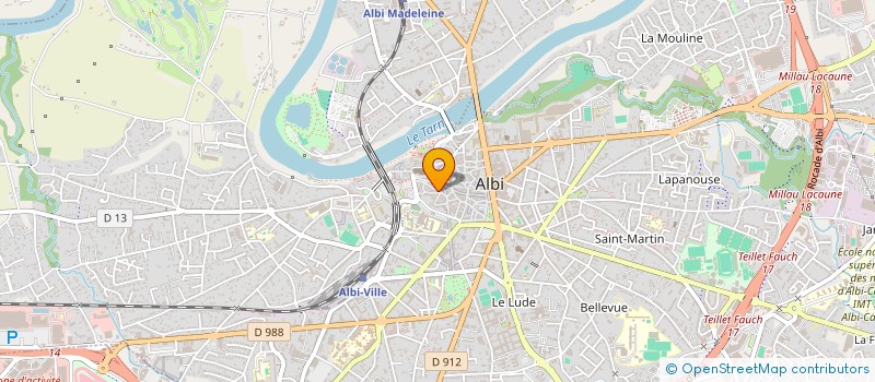 localisation de l'entreprise ASSOCIATION COEUR DE CITE ANIMATIONS DU VIEIL ALBY à ALBI