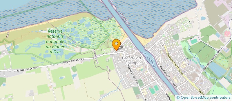 localisation de l'entreprise ASSOCIATION COEUR DE VILLE  GRAND-FORT-PHILIPPE