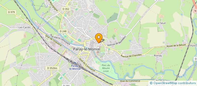 localisation de l'entreprise ASSOCIATION COEUR DU CHRIST-PARAY LE MONIAL  PARAY-LE-MONIAL