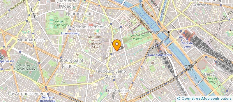 localisation de l'entreprise ASSOCIATION COEUR DU CINQ  PARIS