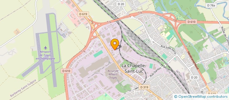 localisation de l'entreprise ASSOCIATION COEUR ENDURANT  LA CHAPELLE-SAINT-LUC