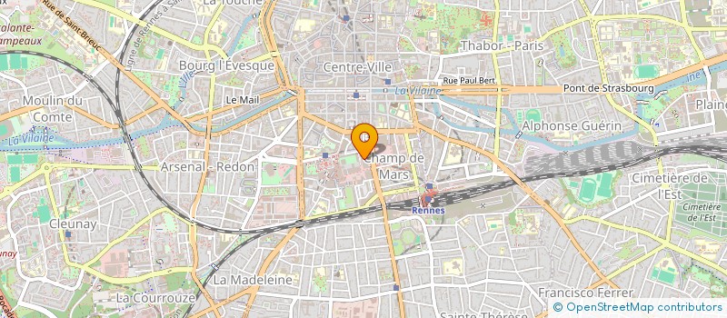 localisation de l'entreprise ASSOCIATION COEUR PAILLETTES  RENNES