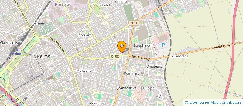 localisation de l'entreprise ASSOCIATION COHERENCE  REIMS