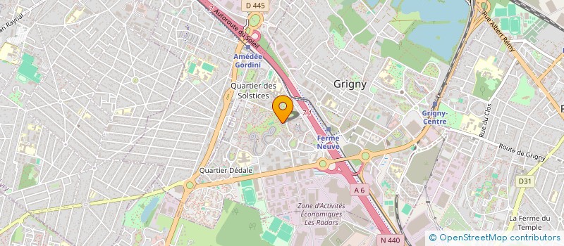 localisation de l'entreprise ASSOCIATION COHESION PROD à GRIGNY