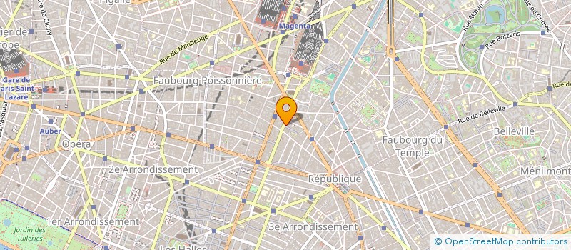 localisation de l'entreprise ASSOCIATION COIFFURE ET ESTHETIQUE AFRO  PARIS