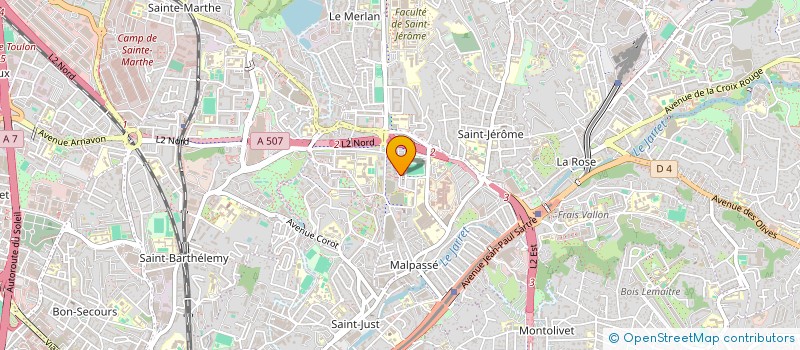 localisation de l'entreprise ASSOCIATION COLLECTE ALIMENTAIRE VICTORIA à MARSEILLE