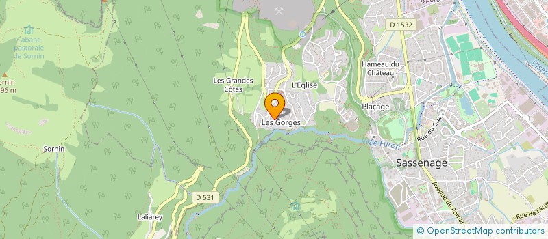 localisation de l'entreprise ASSOCIATION COLLECTIF SUD-EST  SASSENAGE