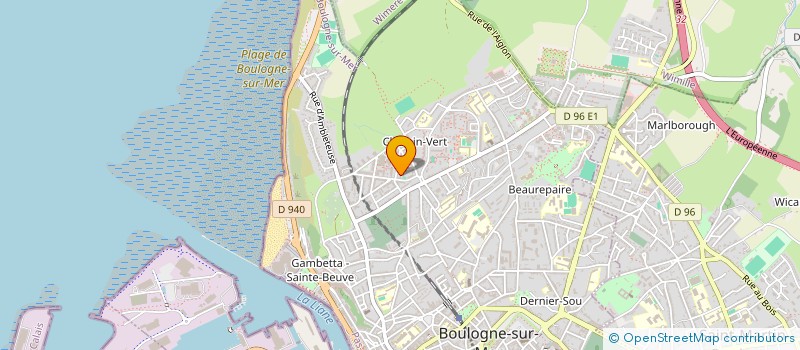 localisation de l'entreprise ASSOCIATION COLLECTIFS DES JARDINS ET ESPACE VERTS à BOULOGNE-SUR-MER