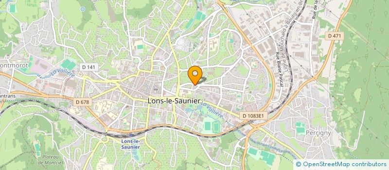localisation de l'entreprise ASSOCIATION COLLEGIALE PAUL EMILE VICTOR à LONS-LE-SAUNIER