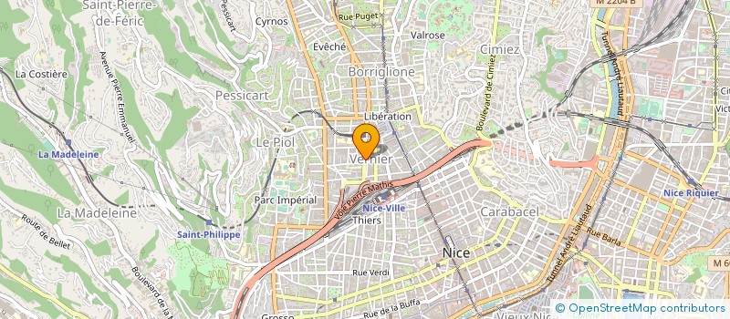 localisation de l'entreprise ASSOCIATION COLLEGIALE POUR LA PEDIATRIE LIBERALE à NICE