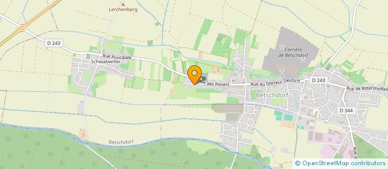 localisation de l'entreprise ASSOCIATION COLOMBOPHILE ESPERANCE DE BETSCHDORF  BETSCHDORF