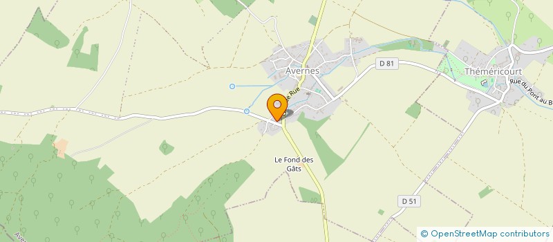 localisation de l'entreprise ASSOCIATION COLOMBOPHILE SECTEUR OUEST  AVERNES