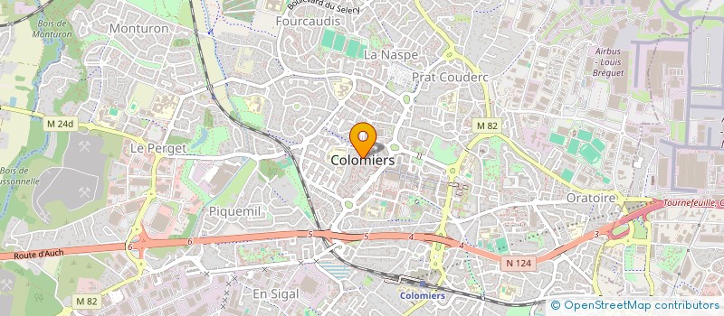localisation de l'entreprise ASSOCIATION COLUMERINE SOCIO EDUCATIVE à COLOMIERS