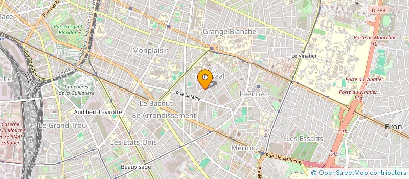 localisation de l'entreprise ASSOCIATION COM'HICS  LYON