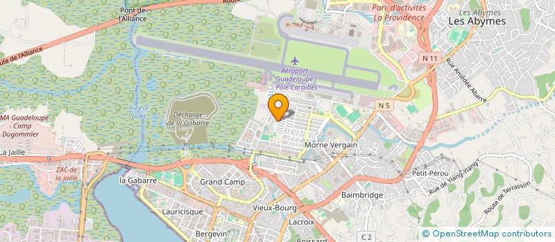 localisation de l'entreprise ASSOCIATION COM N ACCESS à LES ABYMES